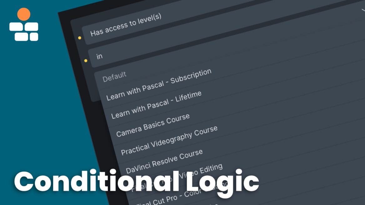 Bricks Conditional Logic for Member Content