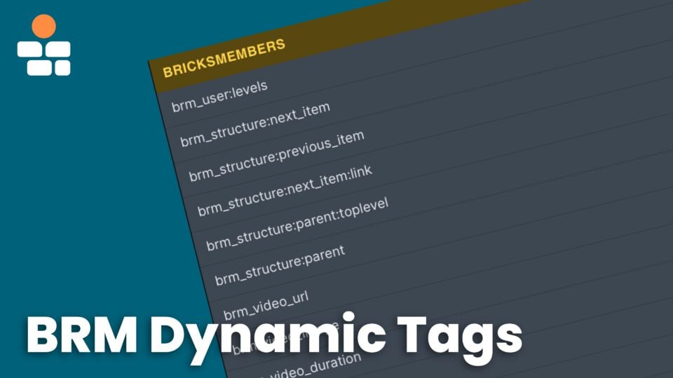 BRM Dynamic Tags Reference featured image