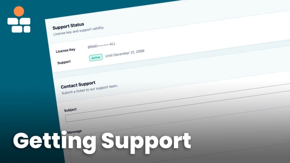 Getting Support featured image