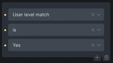 Protecting Your Content 1 condition ul match