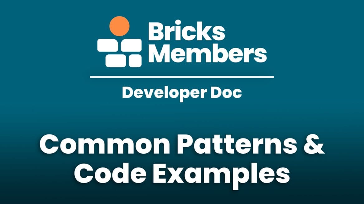 Common Patterns & Code Examples