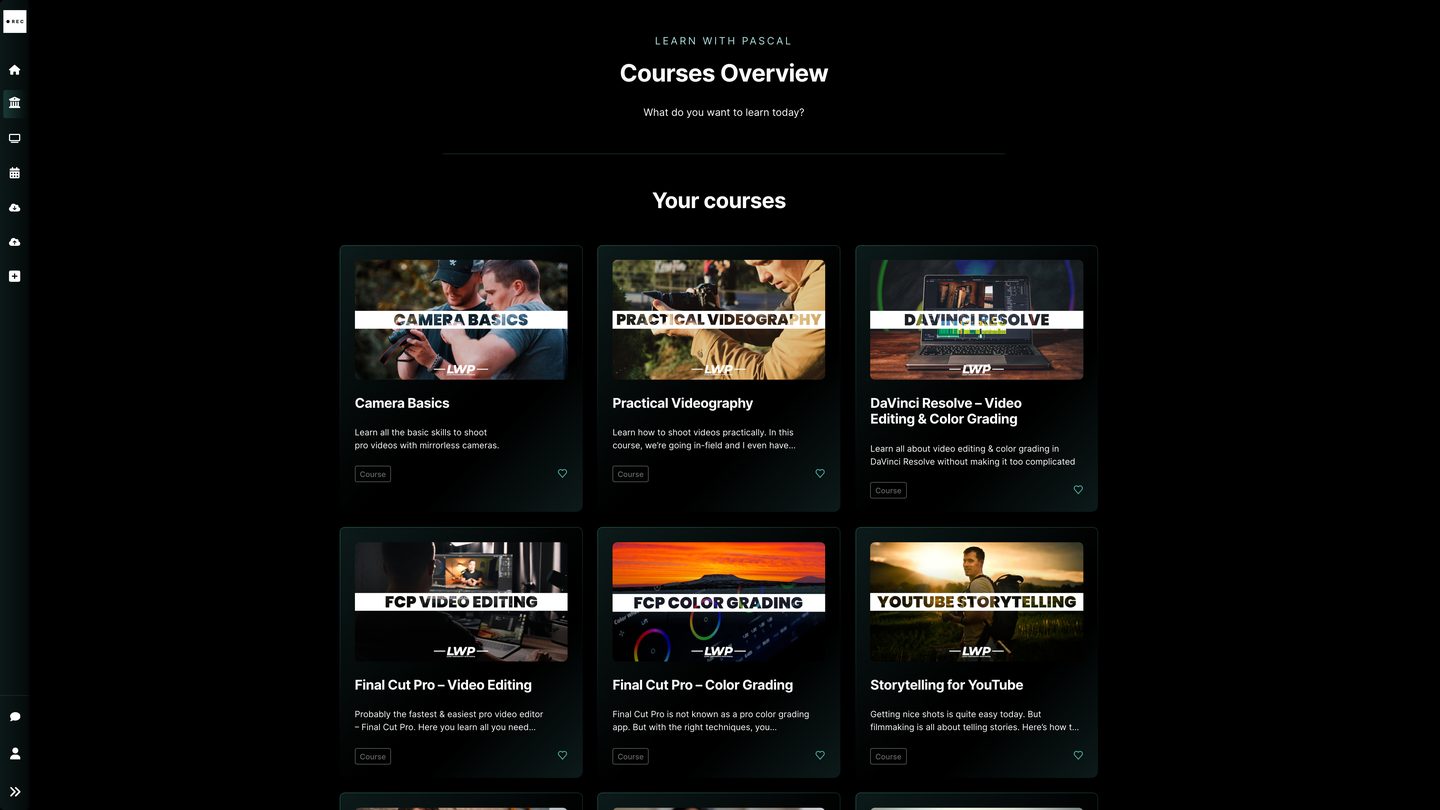 Learn with Pascal courses overview