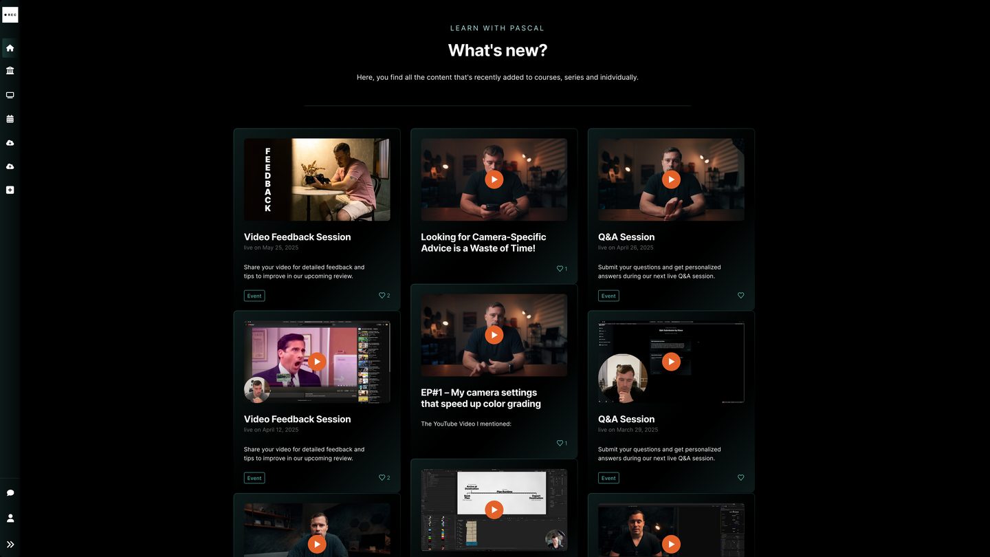 Learn with Pascal member feed with video cards