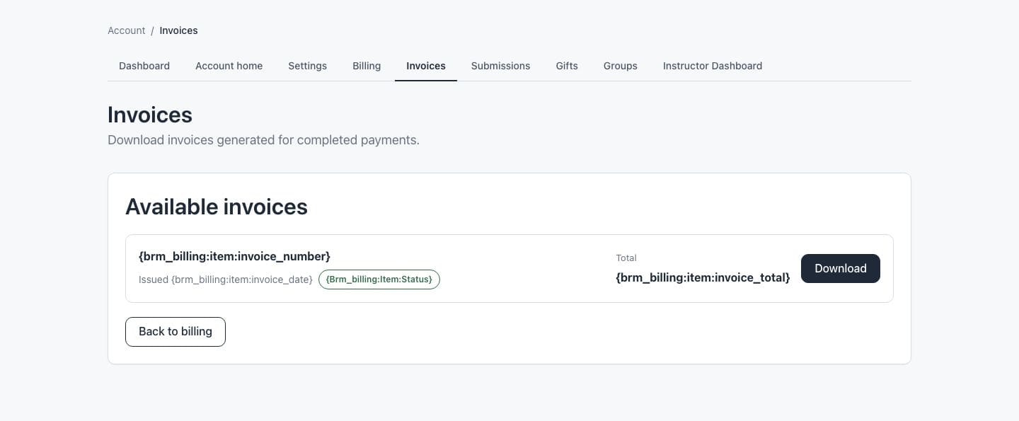 Invoices