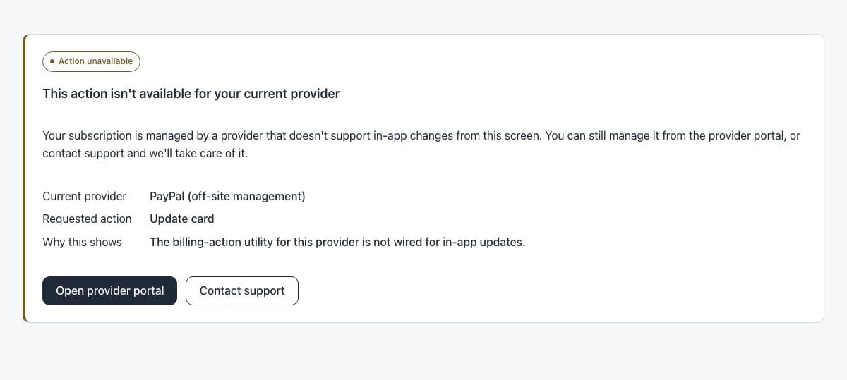 Billing Provider Mismatch
