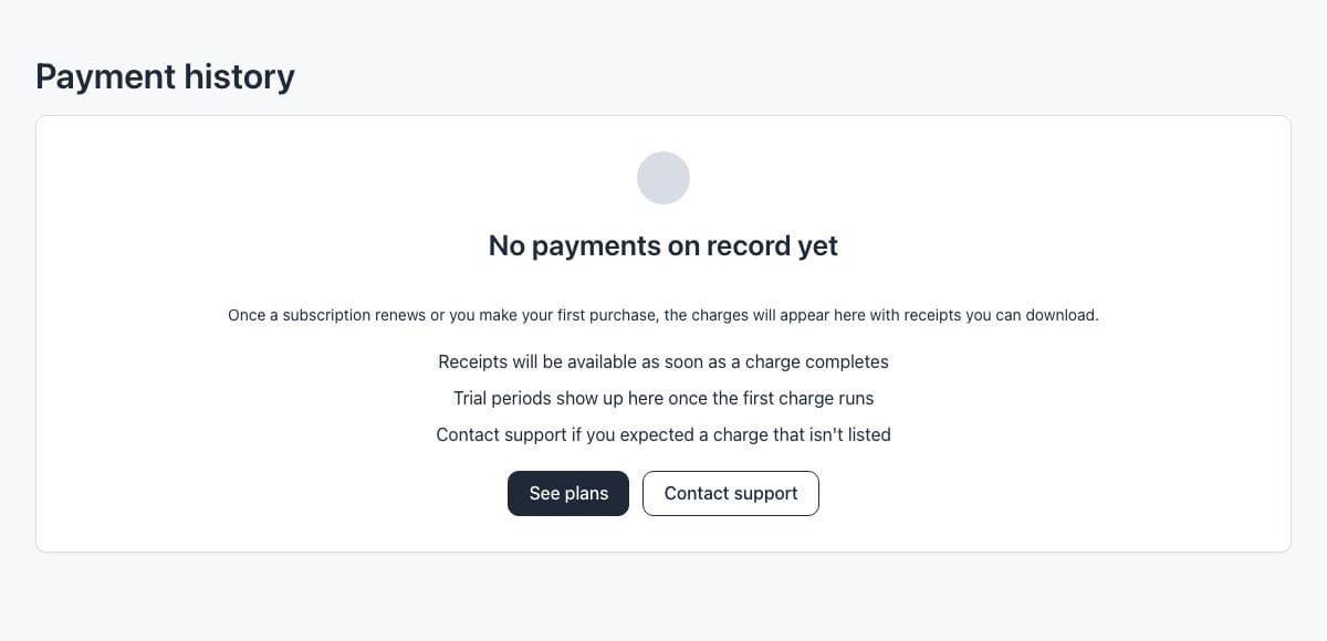 Empty Payments