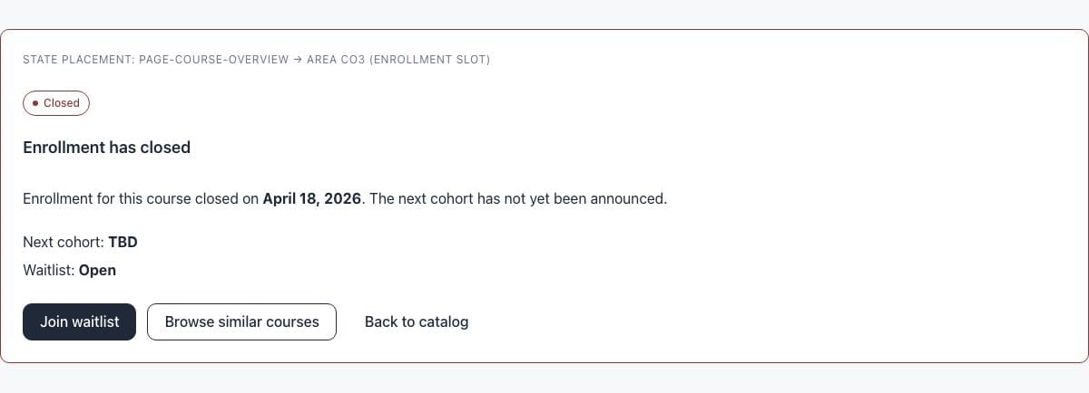 State: Enrollment Expired