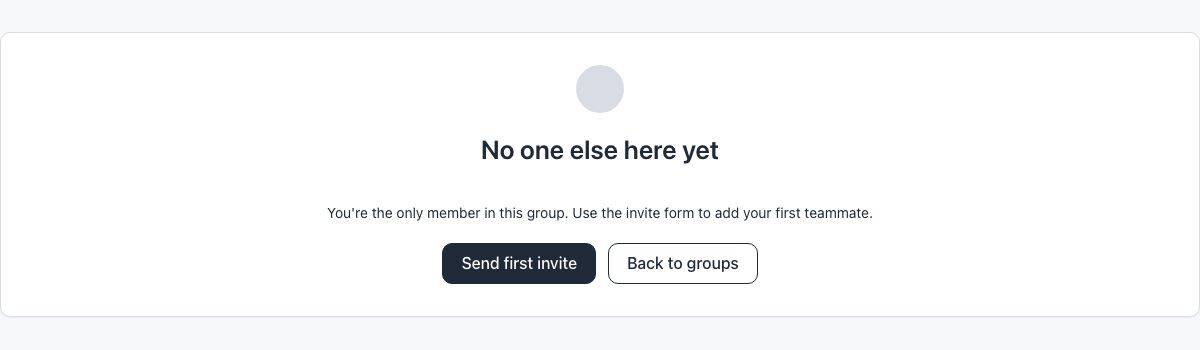 Group Empty Members