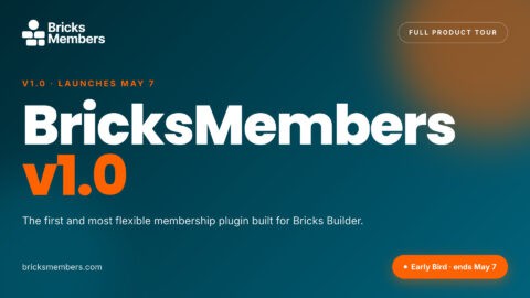 Feature overview of BricksMembers v1.0.0 (coming on May 7)